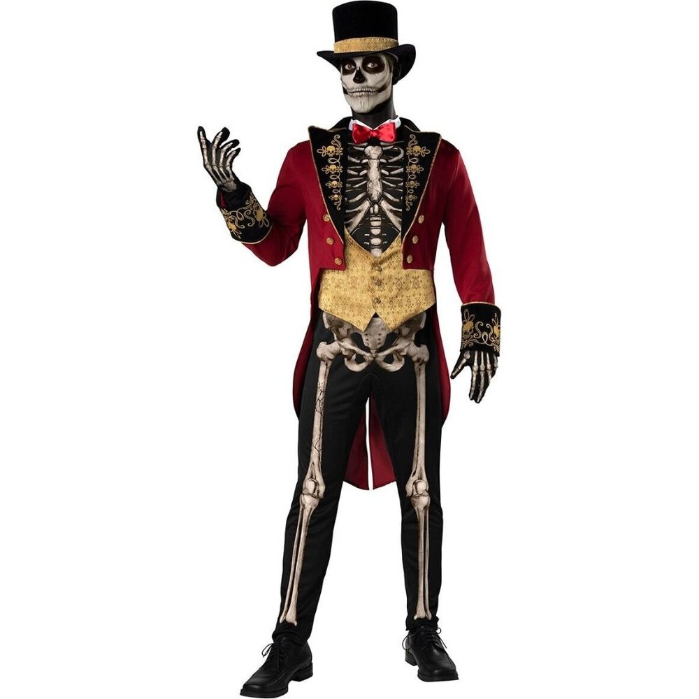 Character Costumes XL Skeleton Ringmaster Costume Party Halloween